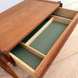 Danish Teak/Oak Table w/ Sewing Basket