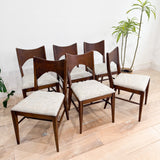 Set of 6 Broyhill Saga Dining Chairs - New Upholstery
