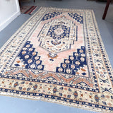 Vintage Turkish Rug 5'6x10'8