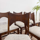 Set of 6 Broyhill Saga Dining Chairs - New Upholstery