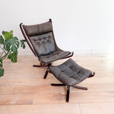 Falcon Chair and Ottoman