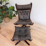 Falcon Chair and Ottoman