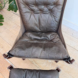 Falcon Chair and Ottoman