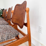 Set of 4 Arne Vodder Style Dining Chairs