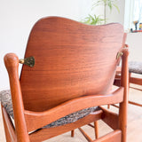 Set of 4 Arne Vodder Style Dining Chairs