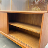 Mid Century Danish Teak Sideboard Hutch