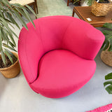 Pair of Vladimir Kagan Style Swivel Chairs