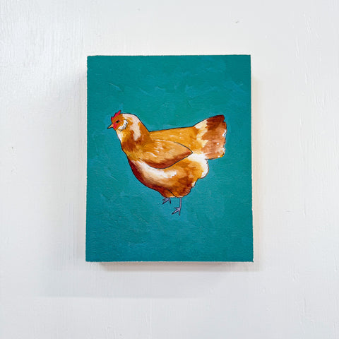 8x10 Buff Ameraucana - Mounted Print