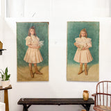 Louise & Henrietta by Max Albert Decrouez, 1905 (Pair)