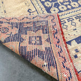 Vintage Turkish Beige Rug - 4’4x11’1