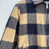 Woolrich Plaid Blue Tan Lined Shacket