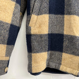 Woolrich Plaid Blue Tan Lined Shacket