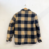 Woolrich Plaid Blue Tan Lined Shacket