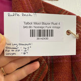 Talbot Wool Blazer Rust 4