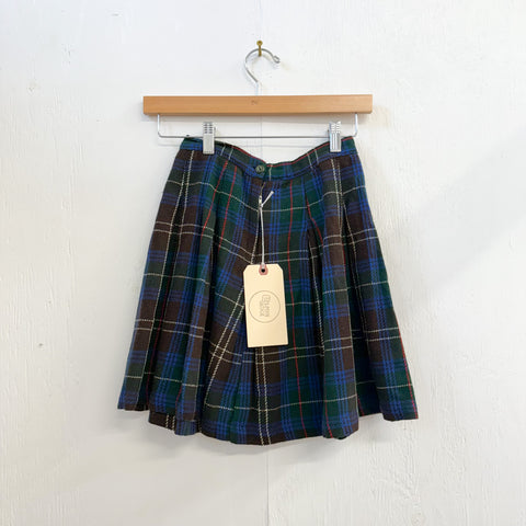 60s Plaid Miniskirt
