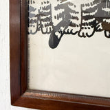 Vintage Framed Kliban Cats