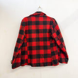 50s Buffalo Plaid Coat Sm Med