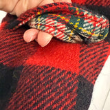 50s Buffalo Plaid Coat Sm Med
