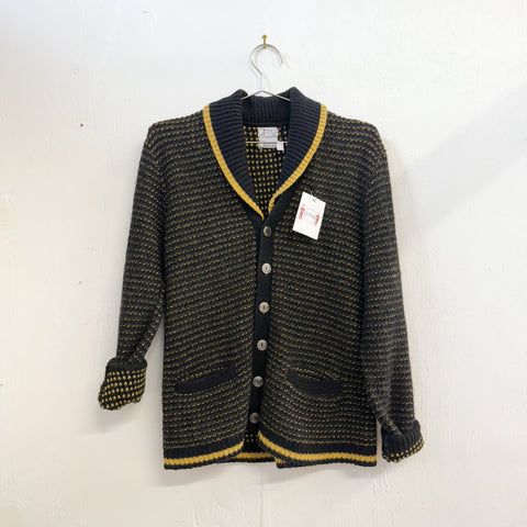 60s Shawl Collar Sweater Sm-Med
