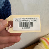 Handmade Vintage Wool Sweater As Is