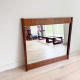 Walnut + Rosewood Mirror