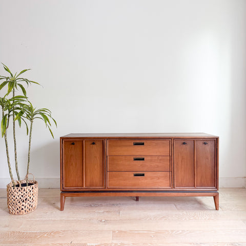 Mid Century Walnut Stanley Buffet
