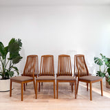 Set of 8 Vintage Dining Chairs - Made in Italy