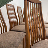 Set of 8 Vintage Dining Chairs - Made in Italy