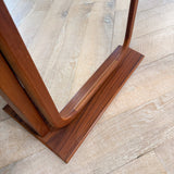 Vintage Solid Teak Standing Mirror