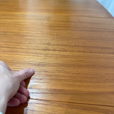 Mid Century Teak Dining Table w/ 2 Leaves