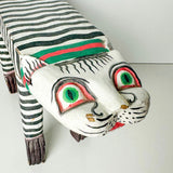 Folk Art Cat Sculptural Stand