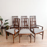 Set of 6 Broyhill Brasilia Dining Chairs