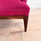 Mid Century Lounge Chair - Bright Pink