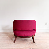 Mid Century Lounge Chair - Bright Pink