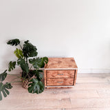 Faux Burl Nightstand