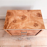 Faux Burl Nightstand