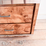 Faux Burl Nightstand