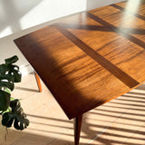 Mahogany Dining Table w/ 2 Leaves by Century