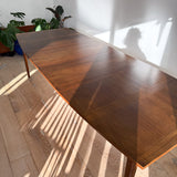 Mahogany Dining Table w/ 2 Leaves by Century