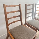 Set of 6 Mid Century Maple Dining Chairs