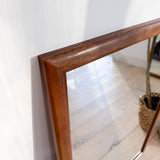 Vintage Medium Walnut Mirror