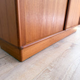 Danish Teak Sideboard w/ Tambour Doors by Kibaek