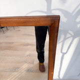 Vintage Medium Walnut Mirror