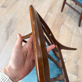 Set of 6 Mid Century Walnut Dining Chairs - New Upholstery