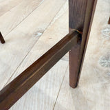 Set of 6 Mid Century Walnut Dining Chairs - New Upholstery