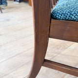 Set of 6 Mid Century Walnut Dining Chairs - New Upholstery