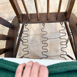 Pair of Mid Century Lounge Chairs - New Green Upholstery