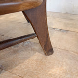 Pair of Mid Century Lounge Chairs - New Green Upholstery