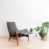 Milo Baughman Recliner - New Leather Upholstery