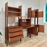 1960's Walnut Wall Unit